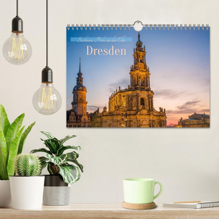 Produktbild: Dresden - Sachsens Perle an der Elbe (Wandkalender 2026 DIN A4 quer), CALVENDO Monatskalender