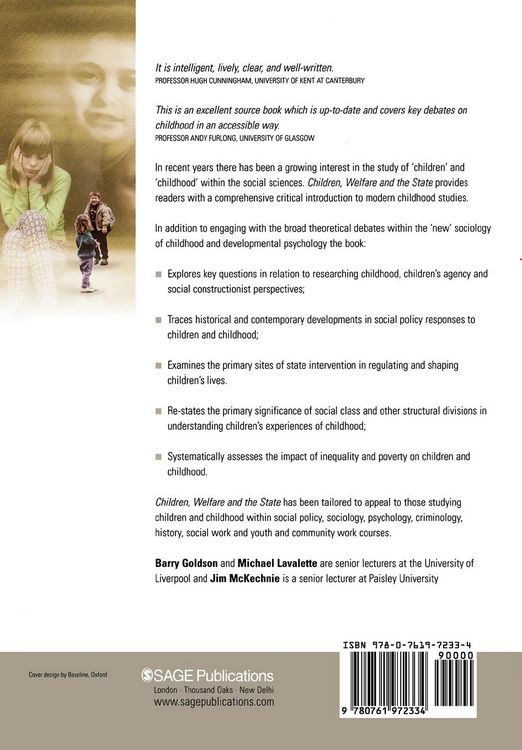 Produktbild: Children, Welfare and the State