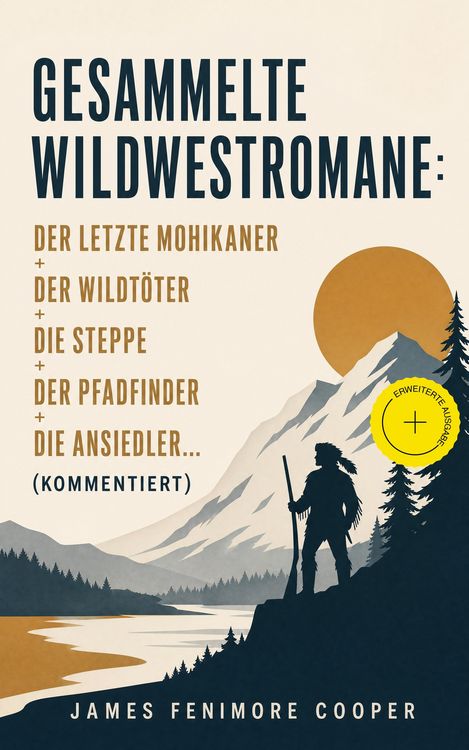 Produktbild: Gesammelte Wildwestromane: Der letzte Mohikaner + Der Wildt&ouml;ter + Die Steppe + Der Pfadfinder + Die Ansiedler... (Kommentiert)