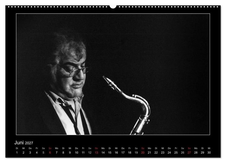 Produktbild: Jazz onstage (hochwertiger Premium Wandkalender 2027 DIN A2 quer), Kunstdruck in Hochglanz