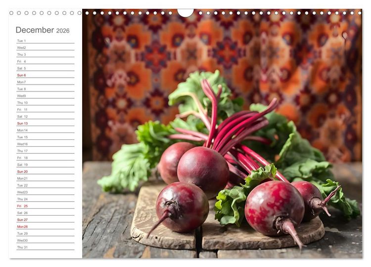 Produktbild: Superfood Dreams - AI art for gourmets (Wall Calendar 2026 DIN A3 landscape), CALVENDO 12 Month Wall Calendar