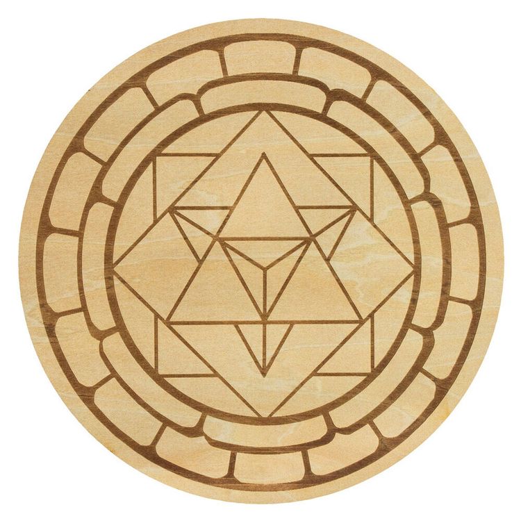 Produktbild: Untersetzer "Merkabah"