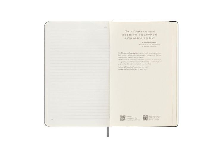 Produktbild: Moleskine Smart Notizb&uuml;cher, Large/A5, Liniert, Fester Einband, Schwarz