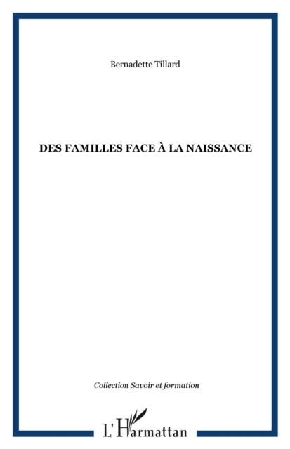 Produktbild: Des Familles Face a La Naissance