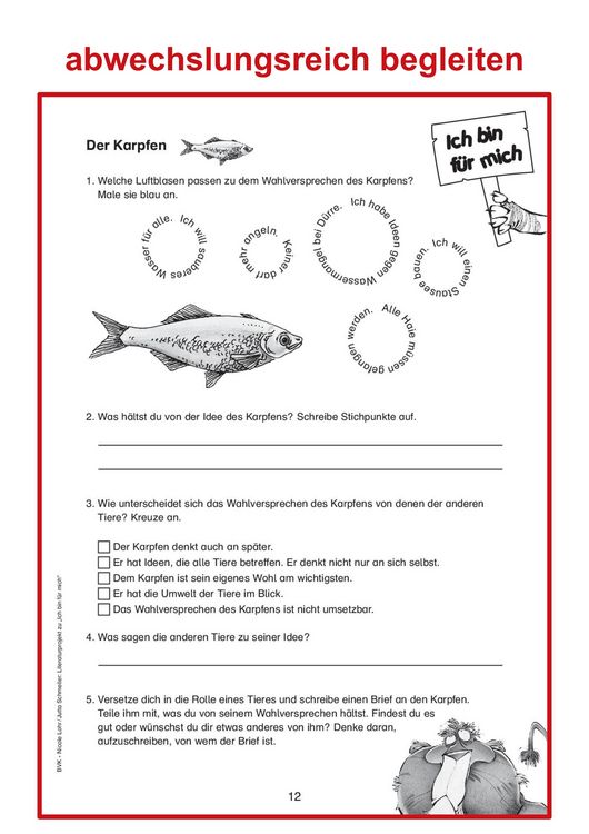 Produktbild: Literaturprojekt zu Ich bin f&uuml;r mich