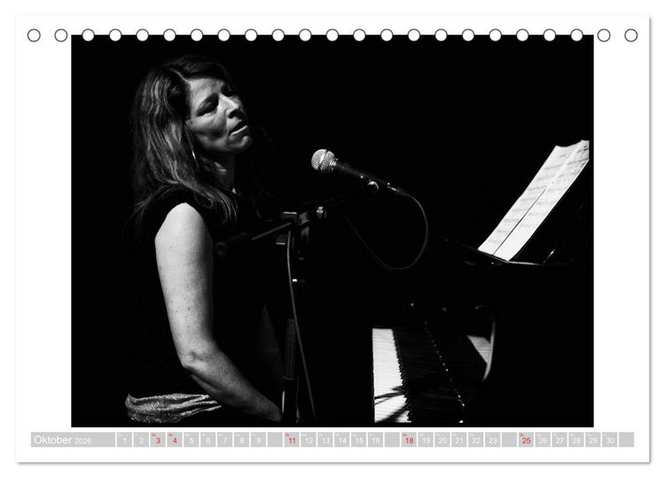 Produktbild: Jazz Ladies in der alten Schmiede (Tischkalender 2026 DIN A5 quer), CALVENDO Monatskalender