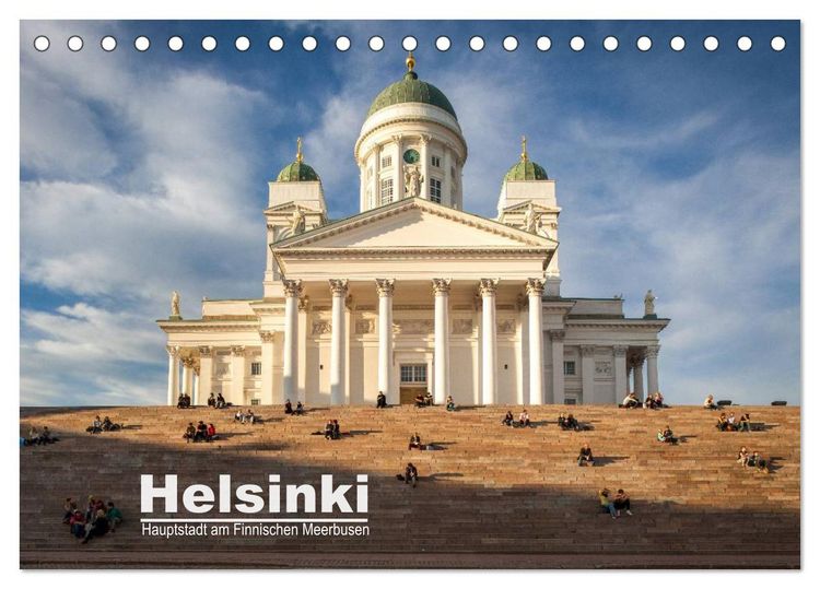 Produktbild: Helsinki - Hauptstadt am Finnischen Meerbusen (Tischkalender 2026 DIN A5 quer), CALVENDO Monatskalender