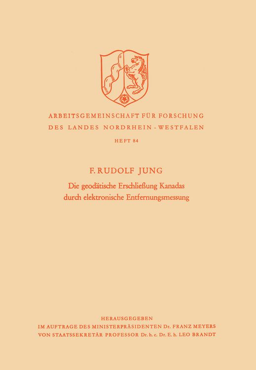 Produktbild: Die geod&auml;tische Erschlie&szlig;ung Kanadas durch elektronische Entfernungsmessung