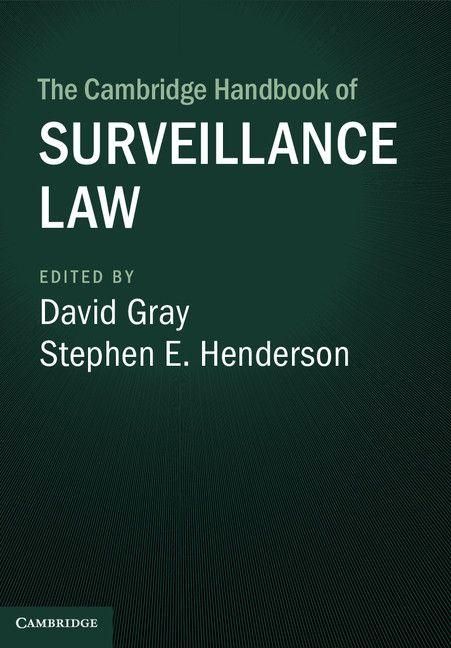 Produktbild: The Cambridge Handbook of Surveillance Law