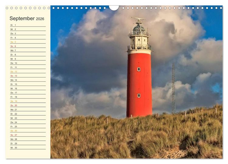 Produktbild: Leuchtt&uuml;rme - maritime Wegweiser weltweit (Wandkalender 2026 DIN A3 quer), CALVENDO Monatskalender