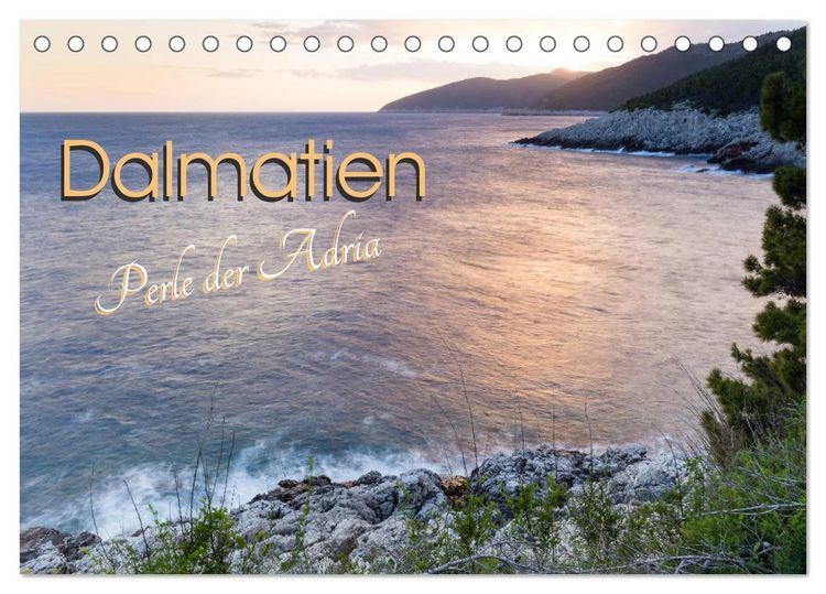 Produktbild: Dalmatien - Perle der Adria (Tischkalender 2026 DIN A5 quer), CALVENDO Monatskalender