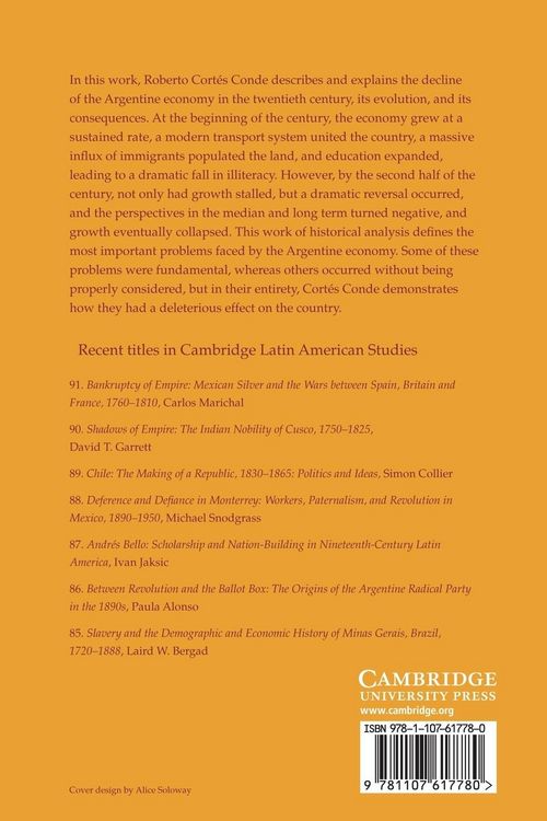 Produktbild: The Political Economy of Argentina in the Twentieth Century