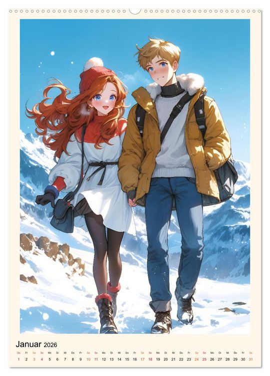 Produktbild: Manga - ein cooles Jahr (hochwertiger Premium Wandkalender 2026 DIN A2 hoch), Kunstdruck in Hochglanz