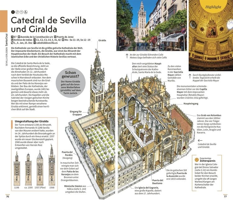Produktbild: Vis-&agrave;-Vis Reisef&uuml;hrer Sevilla & Andalusien