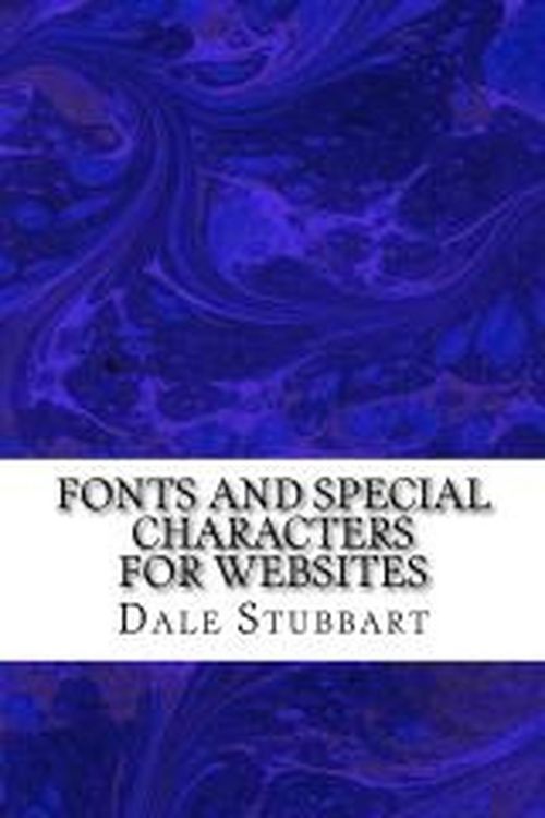Produktbild: Fonts and Special Characters for Websites