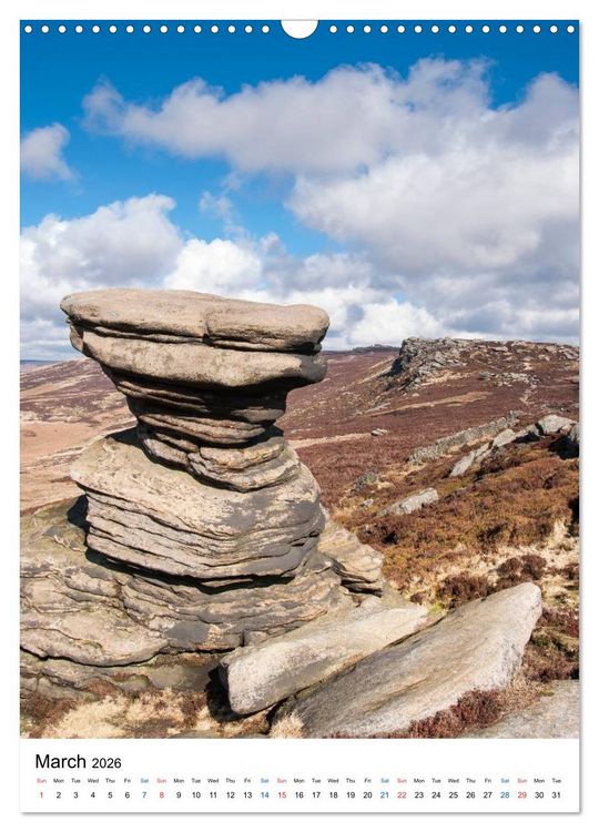 Produktbild: Scenes from the Peak District (Wall Calendar 2026 DIN A3 portrait), CALVENDO 12 Month Wall Calendar