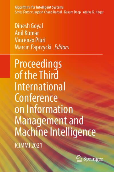 Produktbild: Proceedings of the Third International Conference on Information Management and Machine Intelligence