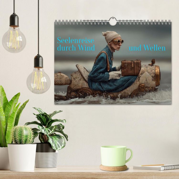 Produktbild: Seelenreise durch Wind und Wellen (Wandkalender 2026 DIN A4 quer), CALVENDO Monatskalender