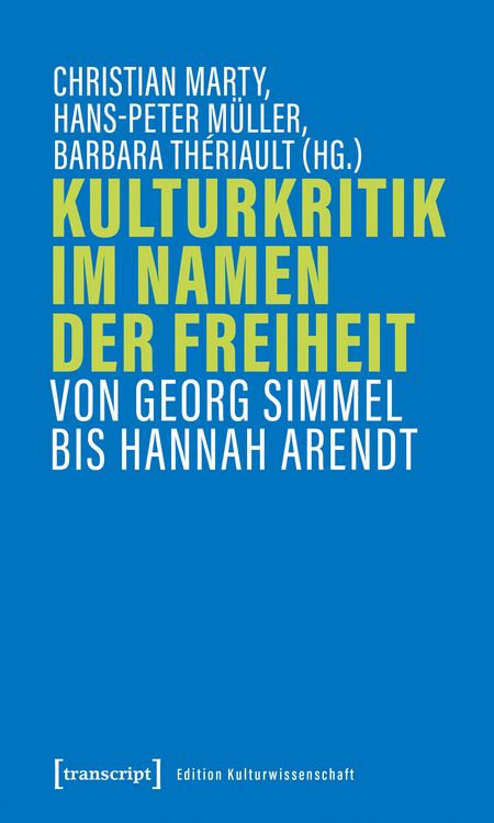 Produktbild: Kulturkritik im Namen der Freiheit