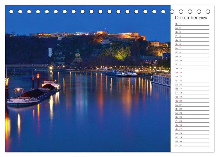 Produktbild: Bildsch&ouml;n - Die Mosel (Tischkalender 2026 DIN A5 quer), CALVENDO Monatskalender