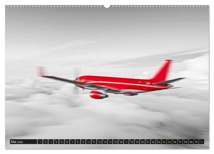 Produktbild: BLITZschnell - Z&uuml;ge und Flugzeuge in Bewegung - Color-Key (hochwertiger Premium Wandkalender 2026 DIN A2 quer), Kunstdruck in Hochglanz