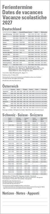 Produktbild: Streifenplaner Compact Blau 2027