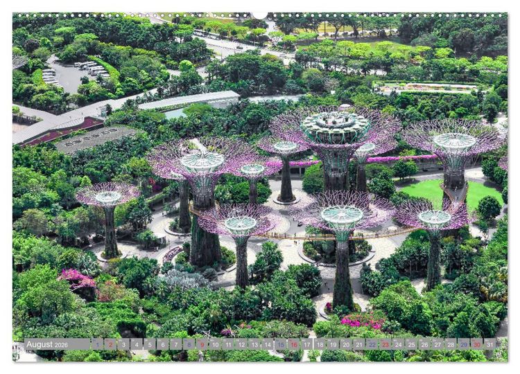 Produktbild: Singapur - Asiatische Lifestyle Metropole (Wandkalender 2026 DIN A2 quer), CALVENDO Monatskalender