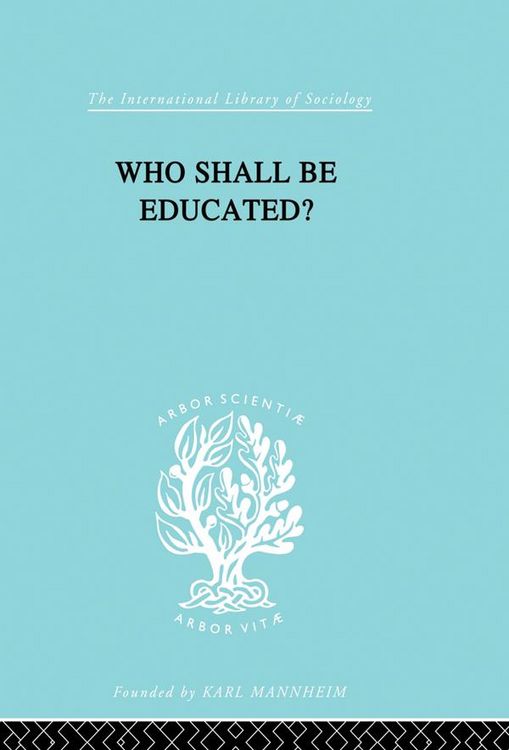 Produktbild: Who Shall Be Educated? Ils 241