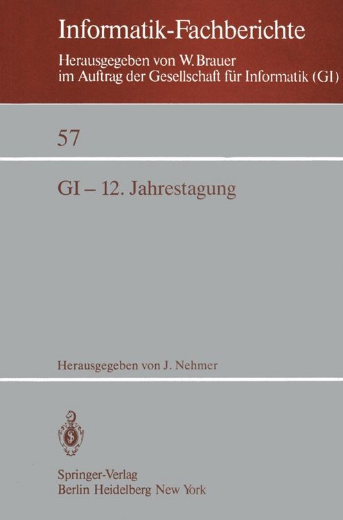Produktbild: GI-12. Jahrestagung