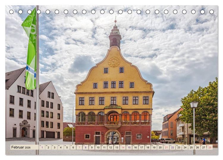 Produktbild: Ulm - einfach sehenswert (Tischkalender 2026 DIN A5 quer), CALVENDO Monatskalender