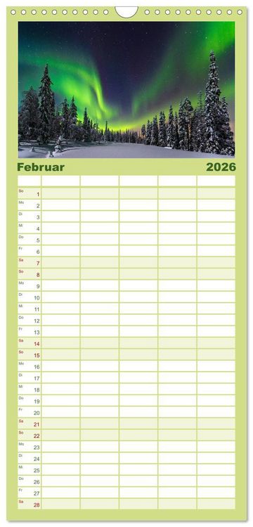 Produktbild: Familienplaner 2026 - Wild, Wild Places mit 5 Spalten (Wandkalender, 21 x 45 cm) CALVENDO