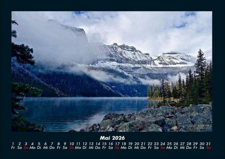 Produktbild: Landschaftskalender 2026 Fotokalender DIN A4