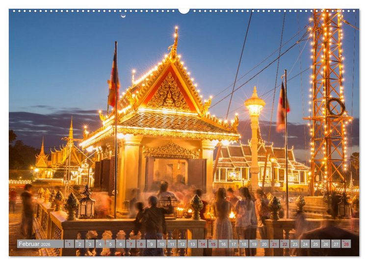 Produktbild: KAMBODSCHA - Im Reich der Khmer (Wandkalender 2026 DIN A2 quer), CALVENDO Monatskalender
