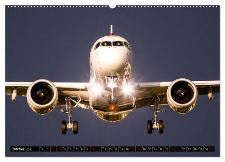 Produktbild: Faszination Fliegerei (hochwertiger Premium Wandkalender 2026 DIN A2 quer), Kunstdruck in Hochglanz