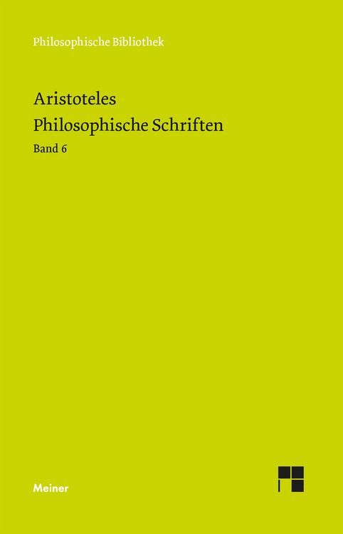 Produktbild: Philosophische Schriften. Band 6