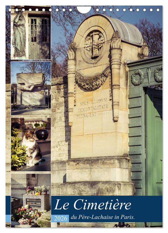 Produktbild: Le Cimeti&egrave;re du P&egrave;re-Lachaise in Paris (Wandkalender 2026 DIN A4 hoch), CALVENDO Monatskalender