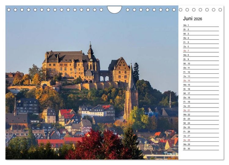 Produktbild: Die Lahn - Zauberhafte Orte rund um Limburg (Wandkalender 2026 DIN A4 quer), CALVENDO Monatskalender