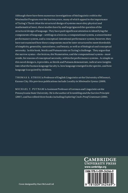 Produktbild: The Structural Design of Language