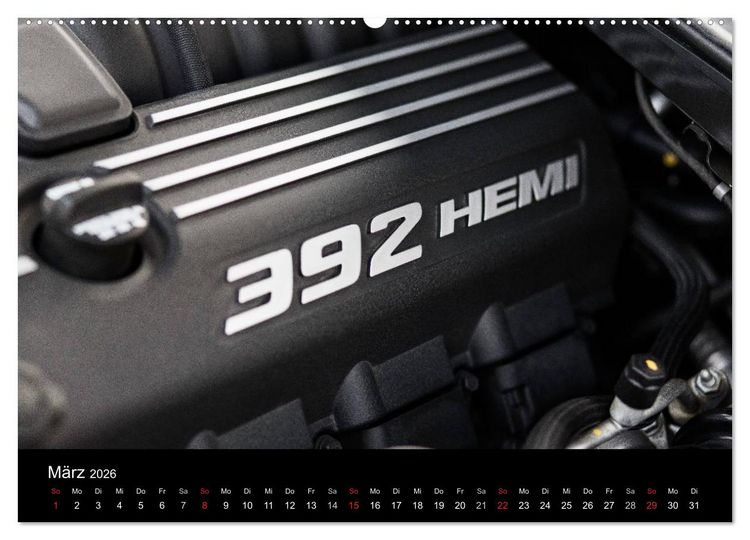 Produktbild: Dodge Challenger SRT8 (Wandkalender 2026 DIN A2 quer), CALVENDO Monatskalender