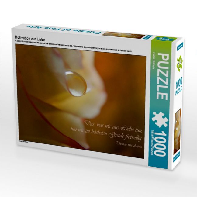 Produktbild: CALVENDO Puzzle Motivation zur Liebe | 1000 Teile Lege-Gr&ouml;&szlig;e 64x48cm Foto-Puzzle f&uuml;r gl&uuml;ckliche Stunden