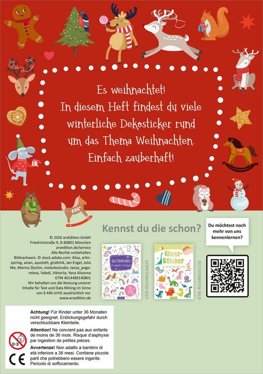 Produktbild: Weihnachtssticker