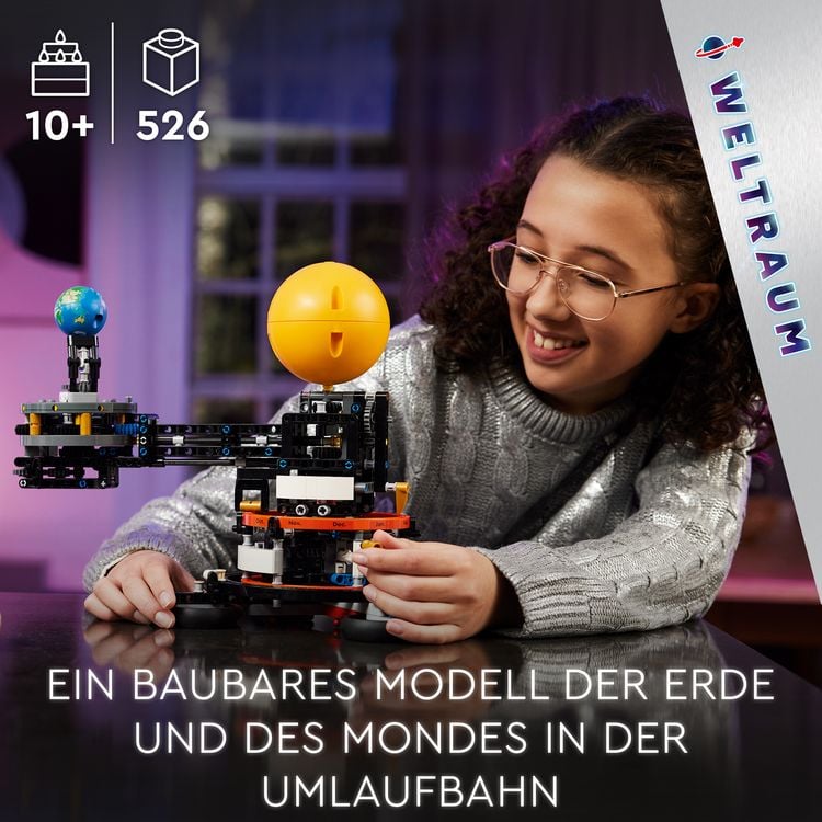 Produktbild: LEGO Technic Sonne Erde Mond Modell (42179), Weltraum Spielzeug 42179