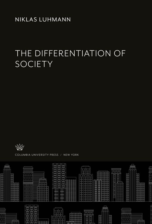 Produktbild: The Differentiation of Society
