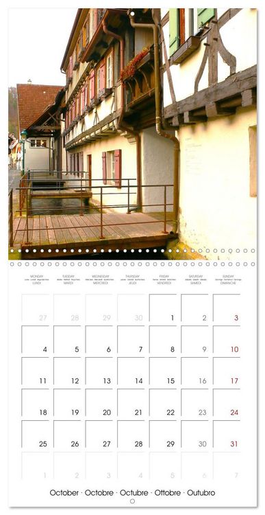 Produktbild: South Germany- Visiting the beautiful village Blaubeuren in the Swabian Alps (Wall Calendar 2027 12 &times; 12 Inch) CALVENDO 12 Month Wall Calendar