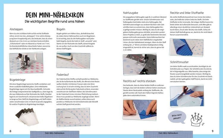 Produktbild: Die bunte N&auml;hschule f&uuml;r Kinder I 19 N&auml;hprojekte, Grundlagen & &Uuml;bungen
