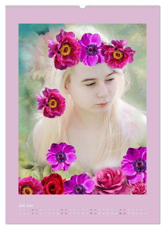 Produktbild: Blumen Melodie (Wandkalender 2026 DIN A2 hoch), CALVENDO Monatskalender
