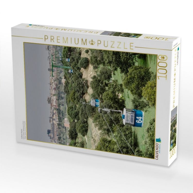 Produktbild: CALVENDO Puzzle Seilbahn Madrid | 1000 Teile Lege-Gr&ouml;&szlig;e 64x48cm Foto-Puzzle f&uuml;r gl&uuml;ckliche Stunden