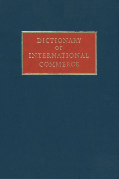 Produktbild: Dictionary of International Commerce