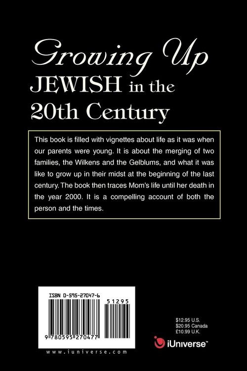 Produktbild: Growing Up Jewish in the 20th Century