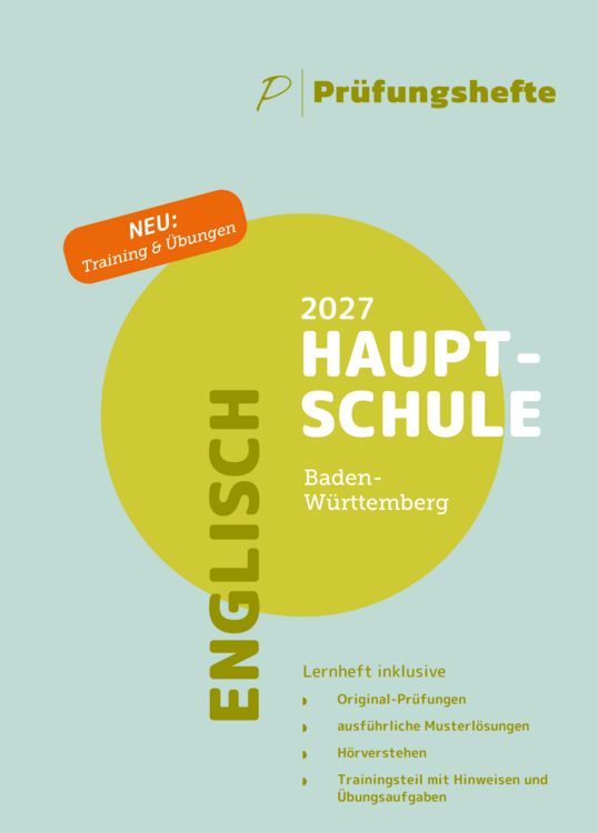 Produktbild: Pr&uuml;fungsheft Hauptschule 2027 BW &ndash; Englisch
